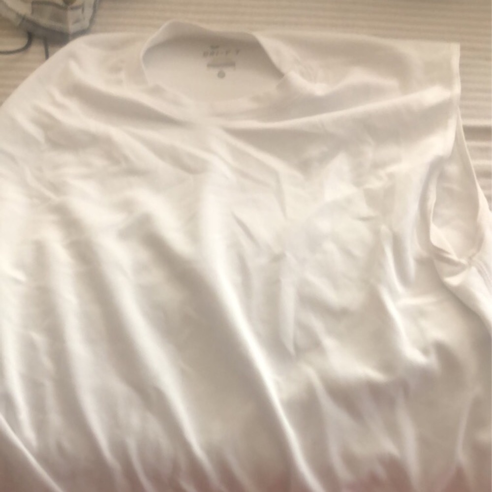 Mens Medium White Nike Dry Fit Sleeveless T Shirt